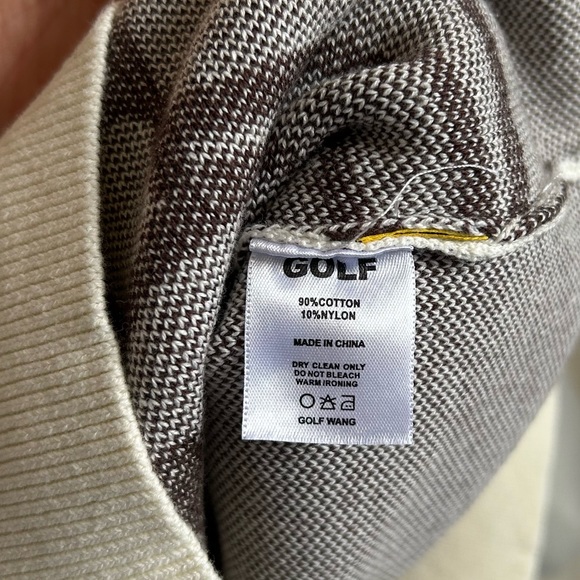 XS | Golf Wang Ivory Cream Superstar Cotton Sweater Fall/Winter 2022 in Men’s XS - Picture 6 of 6